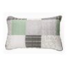 Barn Green and Gray Quilted Decorative Pillow Shams Barn Green and Gray Quilted Decorative Pillow Shams