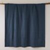 Cross Stitch Navy Quilted Throw Cross Stitch Navy Quilted Throw