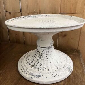 Aged Patina Cream Atessa Decorative Pedestal