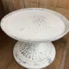 Aged Patina Cream Atessa Decorative Pedestal Aged Patina Cream Atessa Decorative Pedestal