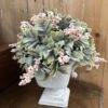 Heirloom Blush Berry Half Sphere in Aged Patina Cream Apolla Vessel