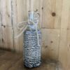 Seaglass Wrapped Glass Bottle