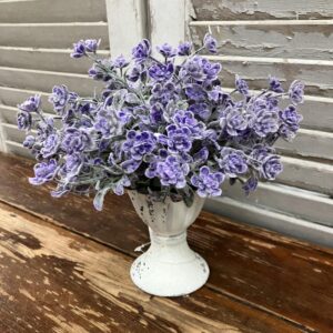 Lavender Dusk Faux Greenery Half Sphere