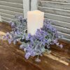 Lavender Dusk Faux Greenery Medium Wreath & Candle Ring
Lavender Dusk Faux Greenery Medium Wreath & Candle Ring