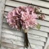 Heirloom Mauve Pink Dahlia Bouquet Heirloom Mauve Dahlia Bouquet