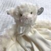 Bearington Lamby Blessings Snuggle Blanket with Embroidered Cross