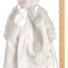 Bearington Lamby Blessings Snuggle Blanket with Embroidered Cross