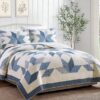 Bright Star Blue Quilt Set Bright Star Blue Quilt Set