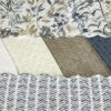 Freesia Quilt Set – with Solid Cross Stitch Quilts Freesia Quilt Set - with Solid Cross Stitch Quilts