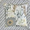 Freesia Quilt Set – Embroidered Decorative Pillow Freesia Quilt Set - Embroidered Decorative Pillow