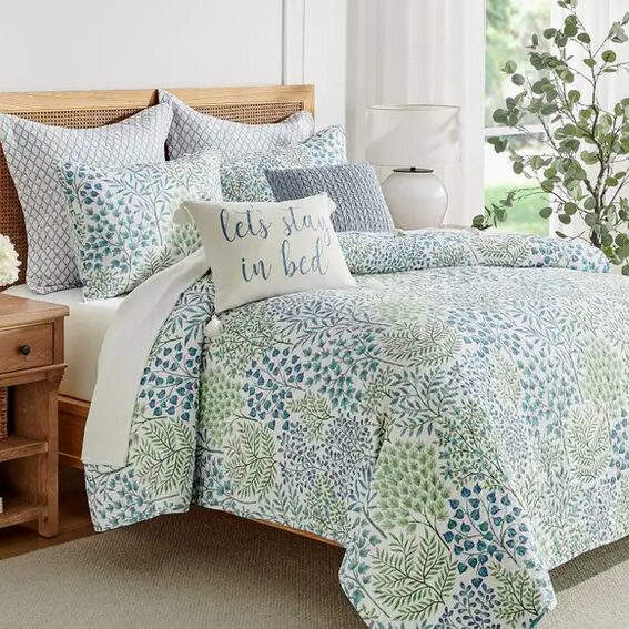 English Garden Green Quilt Collection