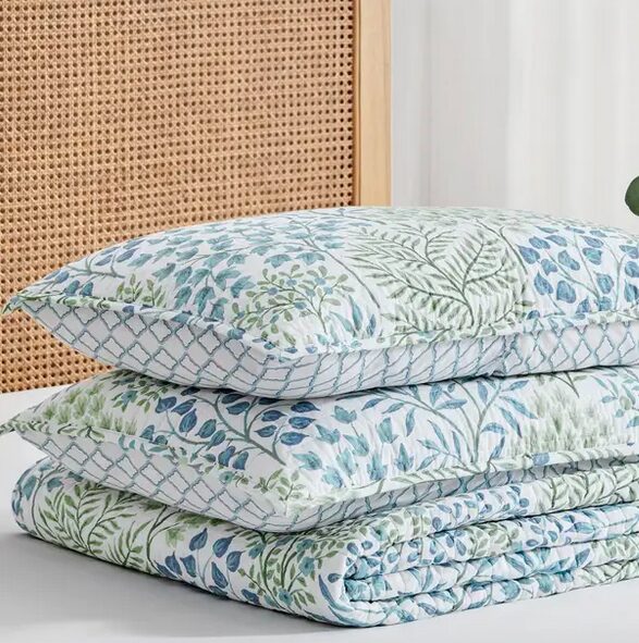 English Garden Green Quilt Set
