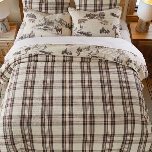 Lodge Toile Quilt Collection