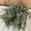 Siberian Cypress and Berries Greenery Half Sphere Siberian Cypress and Berries Faux Greenery Half Sphere