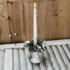 Snowy Mini Cone Winter Greens Minl Candle Ring Snowy Mini Cone Winter Greens Minl Candle Ring