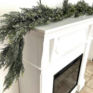 Bent Bough Faux Cedar Greenery Garland