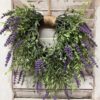 Lavender Hanging Wreath (12″)
