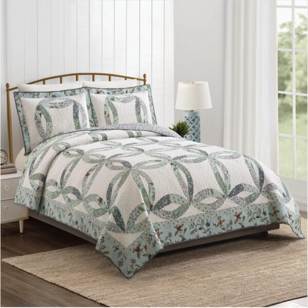 Felicity Wedding Ring Quilt Set