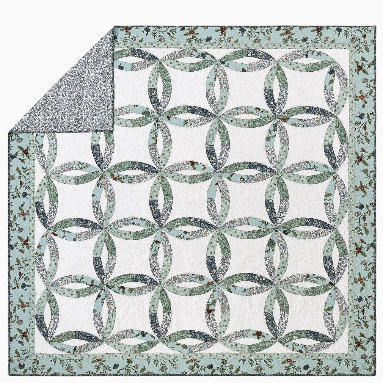 Felicity Wedding Ring Quilt Set