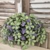 Heirloom Lavender Sage & Boxwood Half Sphere Heirloom Lavender Sage & Boxwood Half Sphere