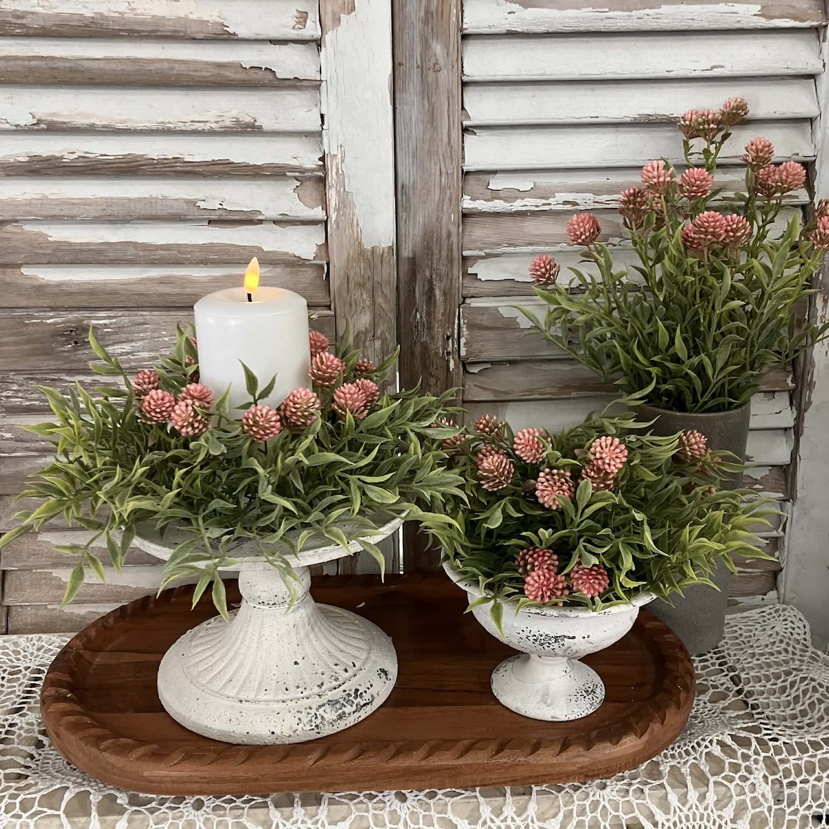 Thimble Buds Pink and Greenery Collection