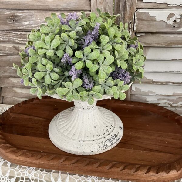 Heirloom Lavender Sage & Boxwood Half Sphere Heirloom Lavender Sage & Boxwood Half Sphere