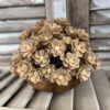 Flaxen Floret Fall Foliage Decor Half Sphere