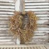 Ambermist Sage Earthtone Faux Fall Foilage Hanging Wreath on Shutters