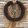Ambermist Sage Earthtone Faux Fall Foilage With Twine Loop