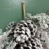Snowy Hemingway Faux Fir Hanging Wreath