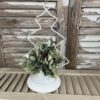 Iced Calgery Faux Greenery Half Sphere on Tree Holder